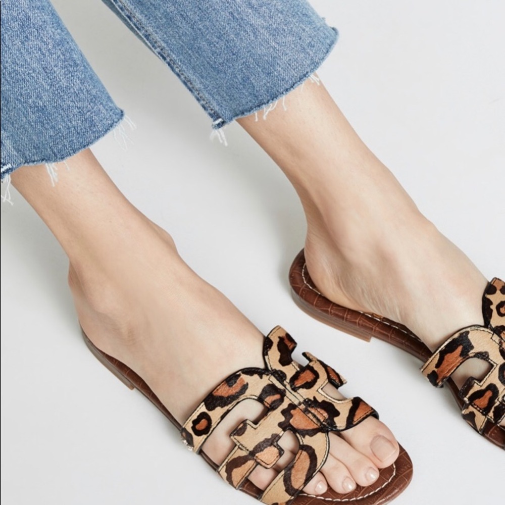 Sam Edelman Leopard print slide sz 7 new